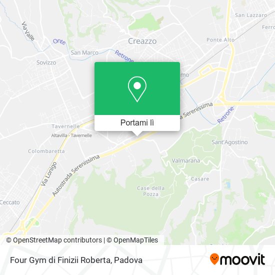 Mappa Four Gym di Finizii Roberta