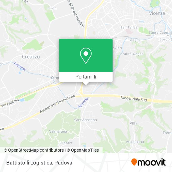 Mappa Battistolli Logistica