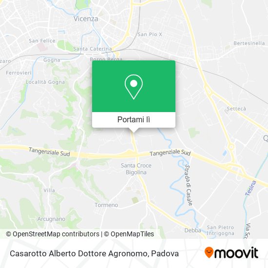 Mappa Casarotto Alberto Dottore Agronomo