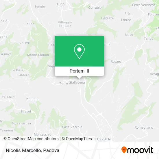 Mappa Nicolis Marcello