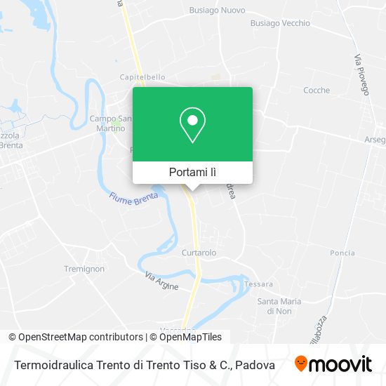 Mappa Termoidraulica Trento di Trento Tiso & C.