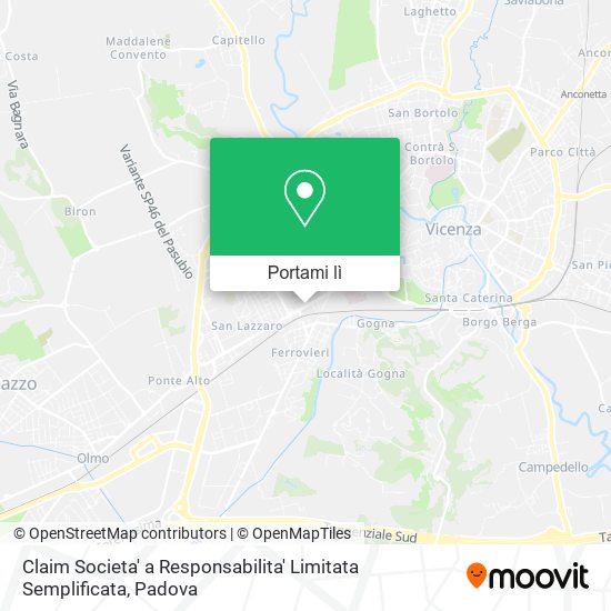 Mappa Claim Societa' a Responsabilita' Limitata Semplificata