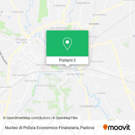 Mappa Nucleo di Polizia Economico-Finanziaria