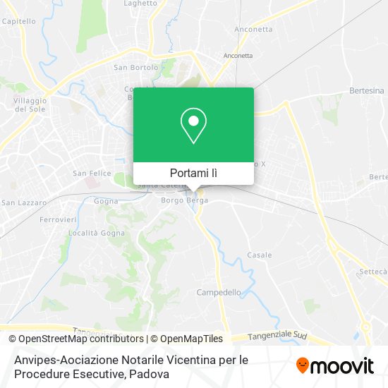 Mappa Anvipes-Aociazione Notarile Vicentina per le Procedure Esecutive