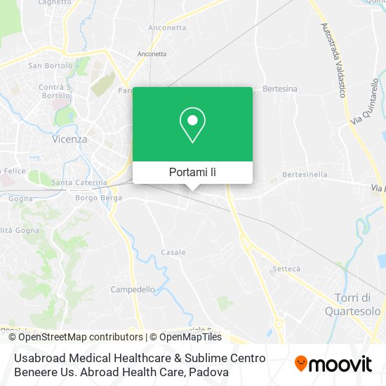 Mappa Usabroad Medical Healthcare & Sublime Centro Beneere Us. Abroad Health Care