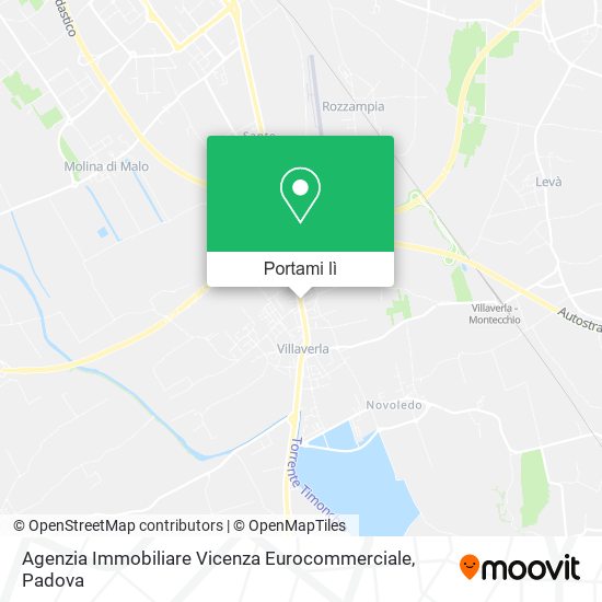 Mappa Agenzia Immobiliare Vicenza Eurocommerciale