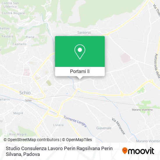 Mappa Studio Consulenza Lavoro Perin Ragsilvana Perin Silvana