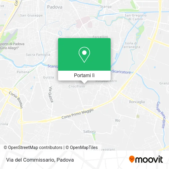 Mappa Via del Commissario