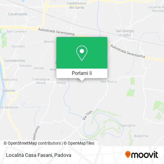 Mappa Località Casa Fasani