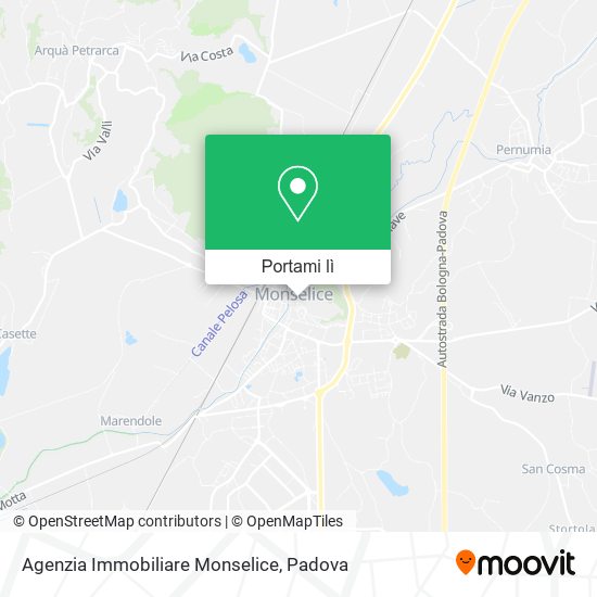 Mappa Agenzia Immobiliare Monselice