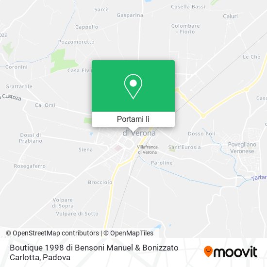Mappa Boutique 1998 di Bensoni Manuel & Bonizzato Carlotta