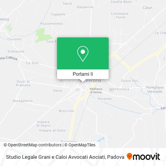 Mappa Studio Legale Grani e Caloi Avvocati Aociati