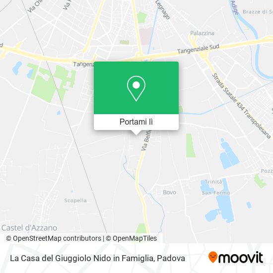 Mappa La Casa del Giuggiolo Nido in Famiglia