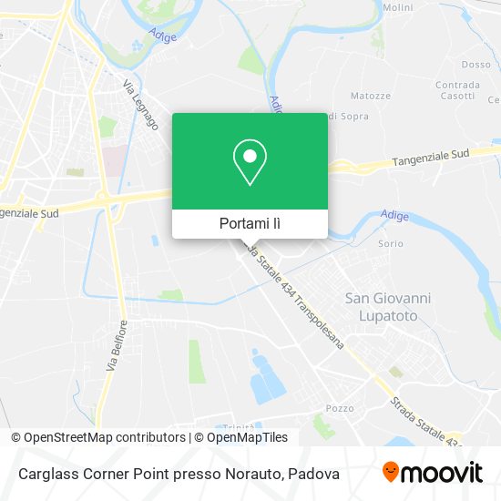 Mappa Carglass Corner Point presso Norauto