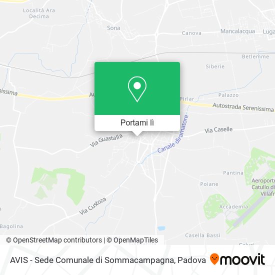 Mappa AVIS - Sede Comunale di Sommacampagna