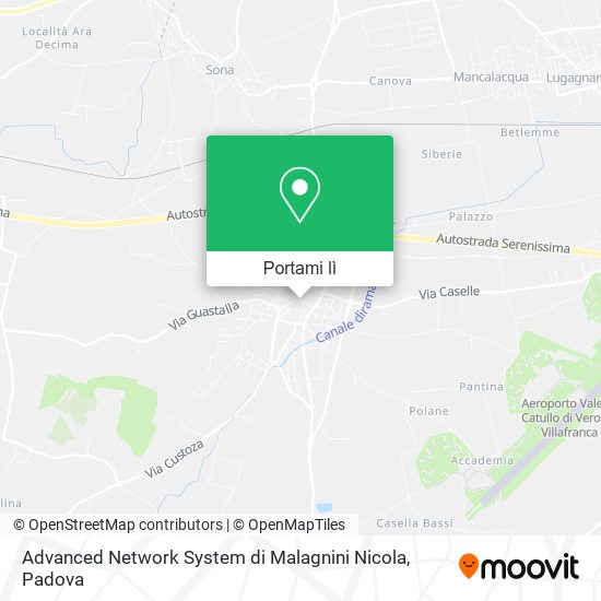 Mappa Advanced Network System di Malagnini Nicola