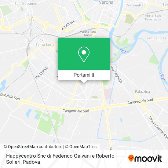 Mappa Happycentro Snc di Federico Galvani e Roberto Solieri