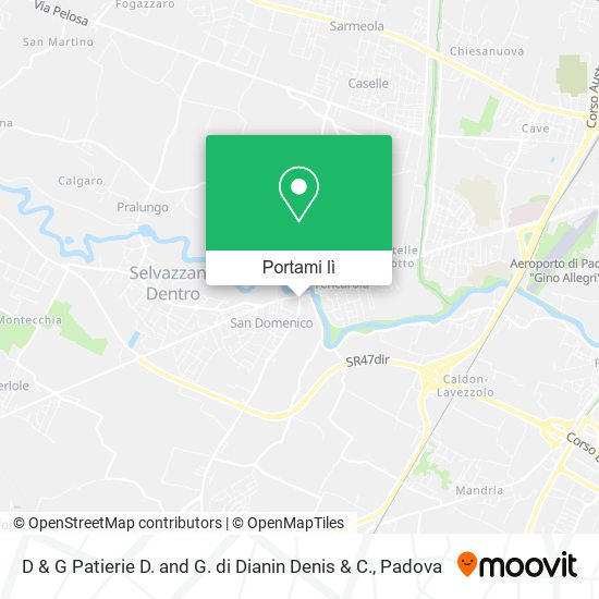 Mappa D & G Patierie D. and G. di Dianin Denis & C.
