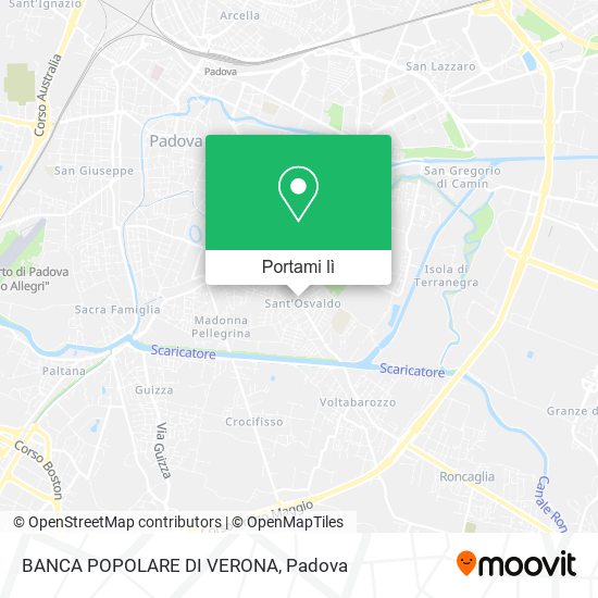 Mappa BANCA POPOLARE DI VERONA