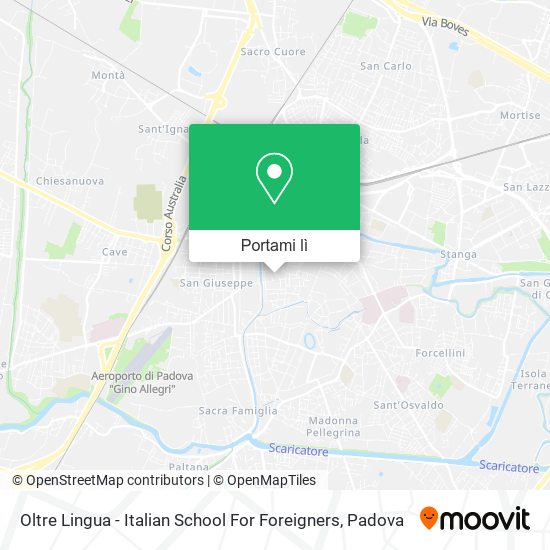 Mappa Oltre Lingua - Italian School For Foreigners