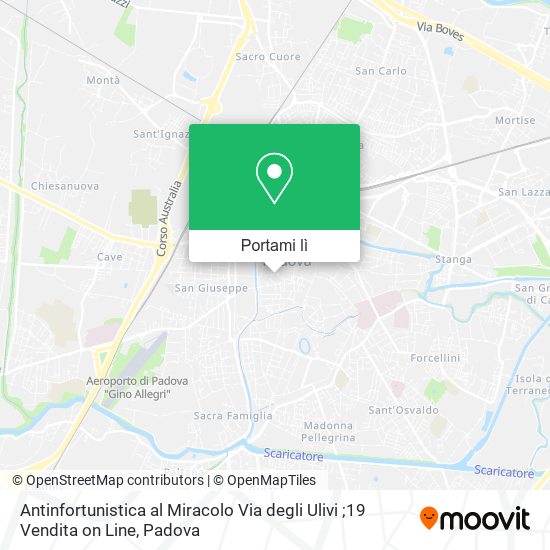 Mappa Antinfortunistica al Miracolo Via degli Ulivi ;19 Vendita on Line