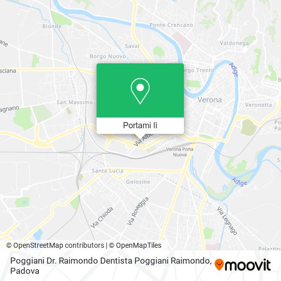 Mappa Poggiani Dr. Raimondo Dentista Poggiani Raimondo