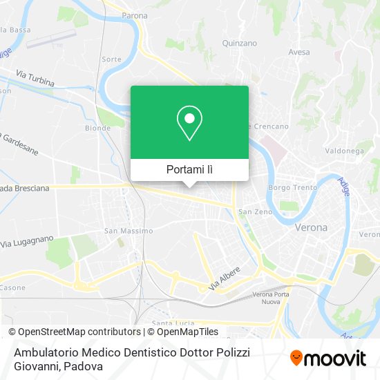 Mappa Ambulatorio Medico Dentistico Dottor Polizzi Giovanni