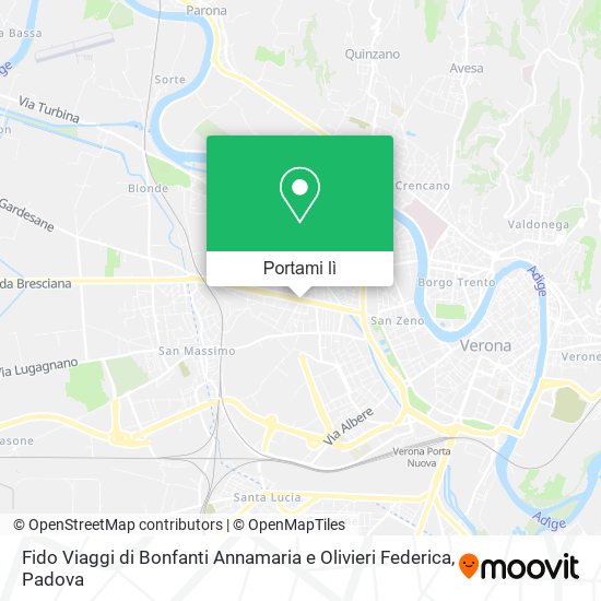 Mappa Fido Viaggi di Bonfanti Annamaria e Olivieri Federica