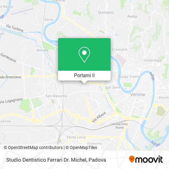 Mappa Studio Dentistico Ferrari Dr. Michel