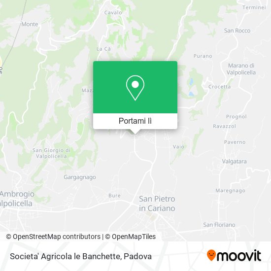Mappa Societa' Agricola le Banchette