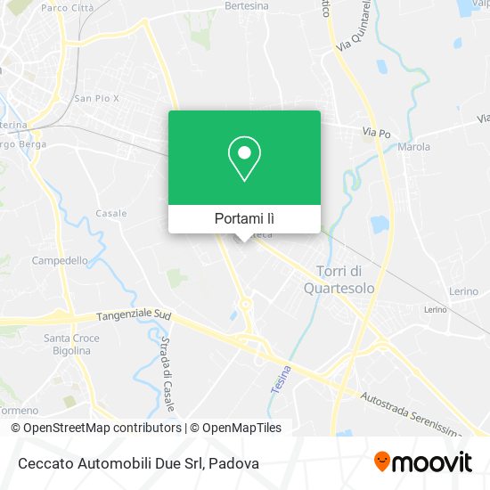 Mappa Ceccato Automobili Due Srl