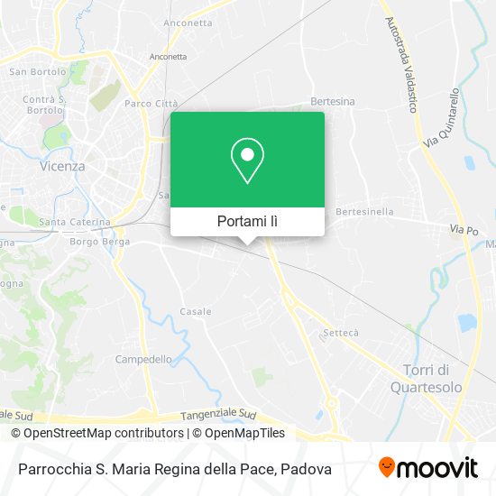 Mappa Parrocchia S. Maria Regina della Pace