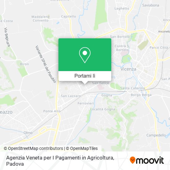 Mappa Agenzia Veneta per I Pagamenti in Agricoltura