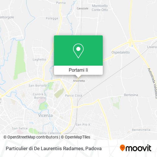 Mappa Particulier di De Laurentiis Radames