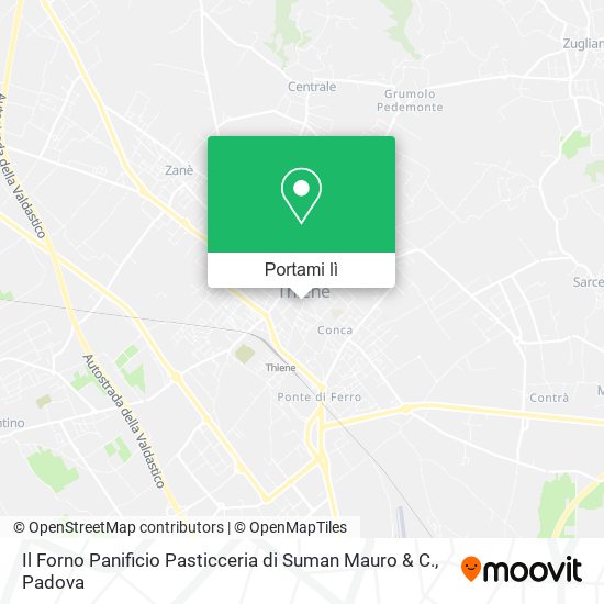 Mappa Il Forno Panificio Pasticceria di Suman Mauro & C.