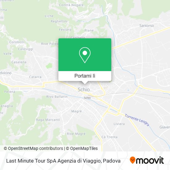 Mappa Last Minute Tour SpA Agenzia di Viaggio