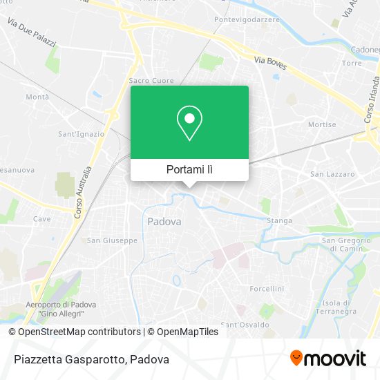 Mappa Piazzetta Gasparotto