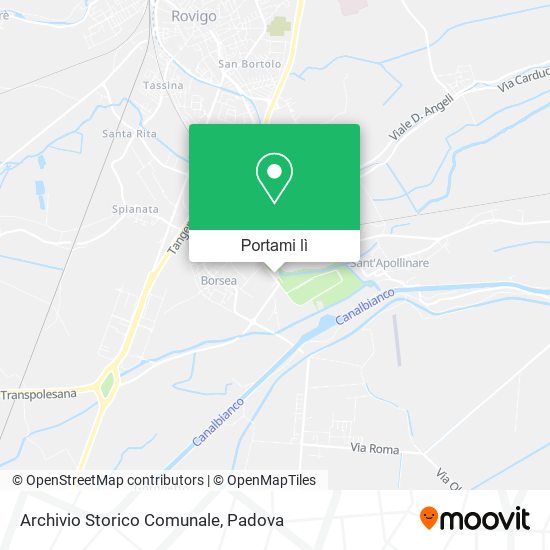 Mappa Archivio Storico Comunale