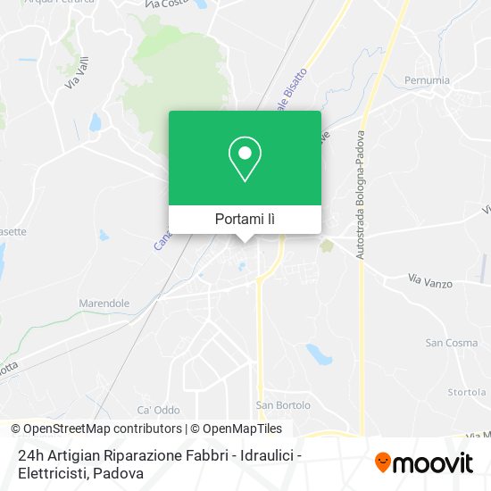 Mappa 24h Artigian Riparazione Fabbri - Idraulici - Elettricisti
