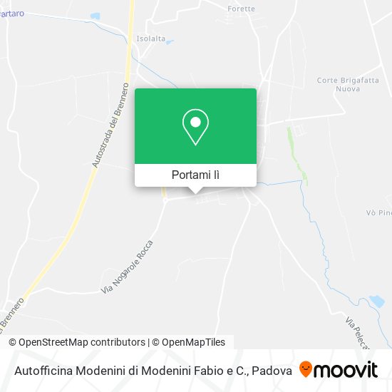 Mappa Autofficina Modenini di Modenini Fabio e C.