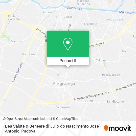 Mappa Bea Salute & Beneere di Julio do Nascimento Jose' Antonio