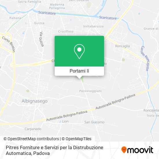 Mappa Pitres Forniture e Servizi per la Distrubuzione Automatica