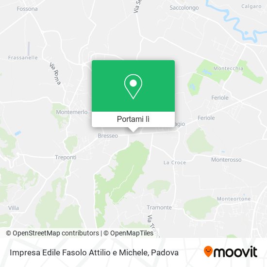 Mappa Impresa Edile Fasolo Attilio e Michele