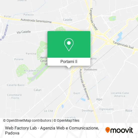 Mappa Web Factory Lab - Agenzia Web e Comunicazione