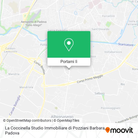 Mappa La Coccinella Studio Immobiliare di Pozziani Barbara