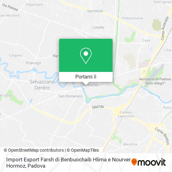 Mappa Import Export Farsh di Benbuochaib Hlima e Nourver Hormoz