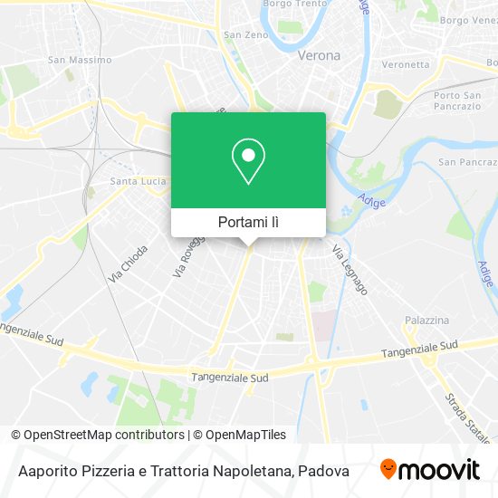 Mappa Aaporito Pizzeria e Trattoria Napoletana