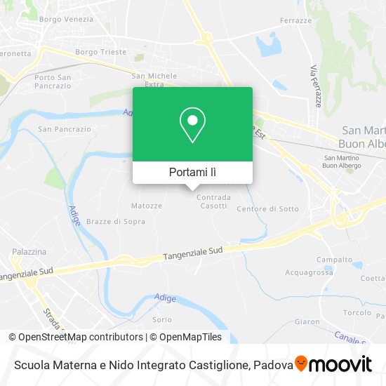 Mappa Scuola Materna e Nido Integrato Castiglione