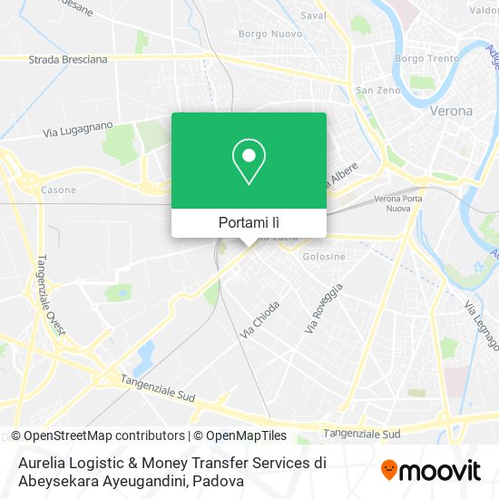 Mappa Aurelia Logistic & Money Transfer Services di Abeysekara Ayeugandini