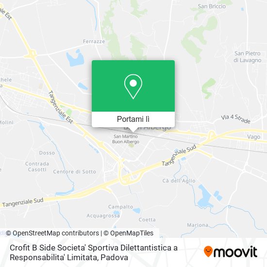 Mappa Crofit B Side Societa' Sportiva Dilettantistica a Responsabilita' Limitata